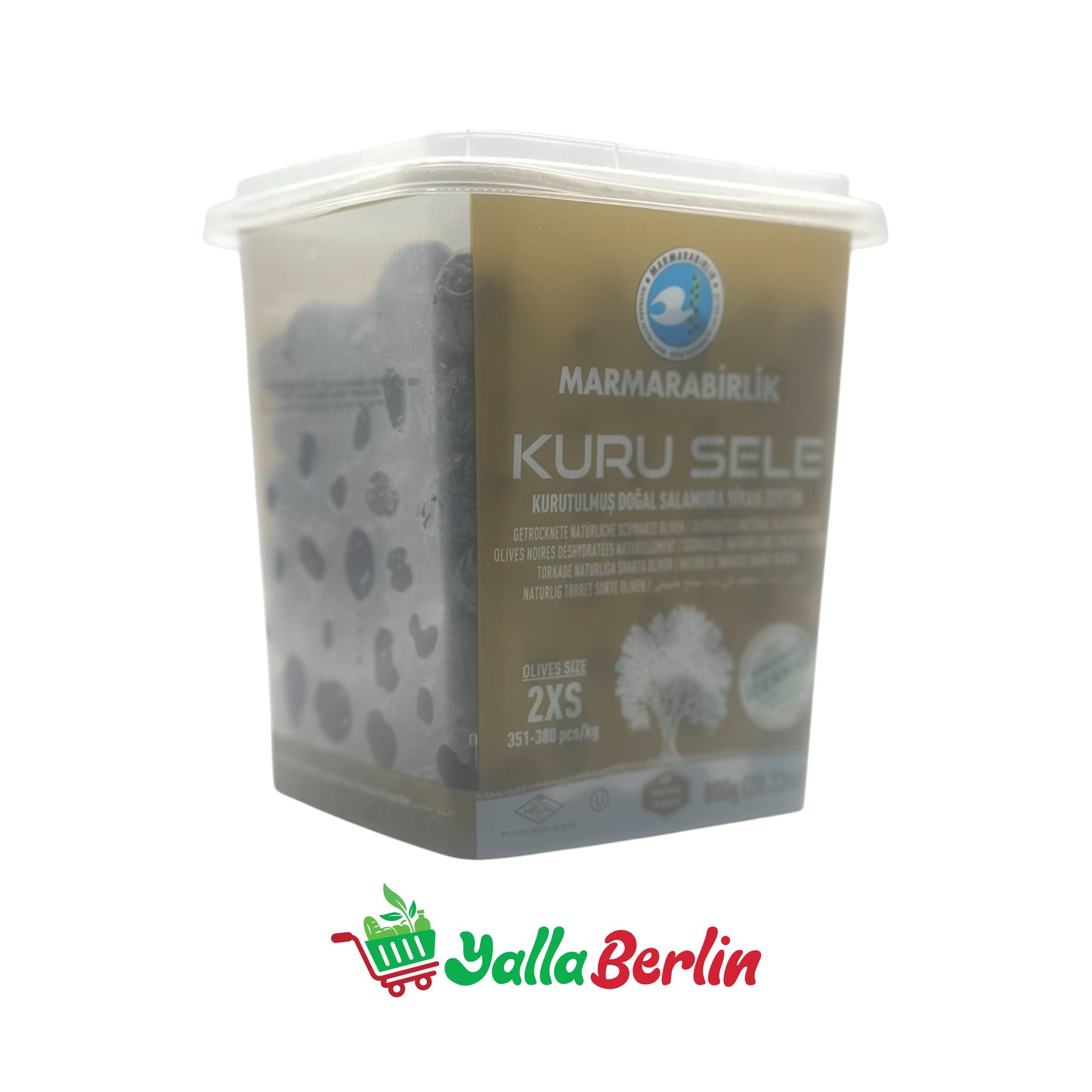 MARMARABIRLIL BLACK OLIVES SIZE 2xS (800 Gr)
