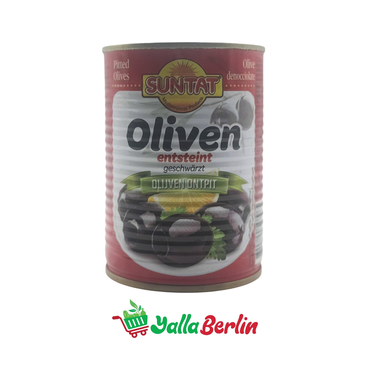 SUNTAT SCHWARZE OLIVEN OHNE KERN (150 Gr)