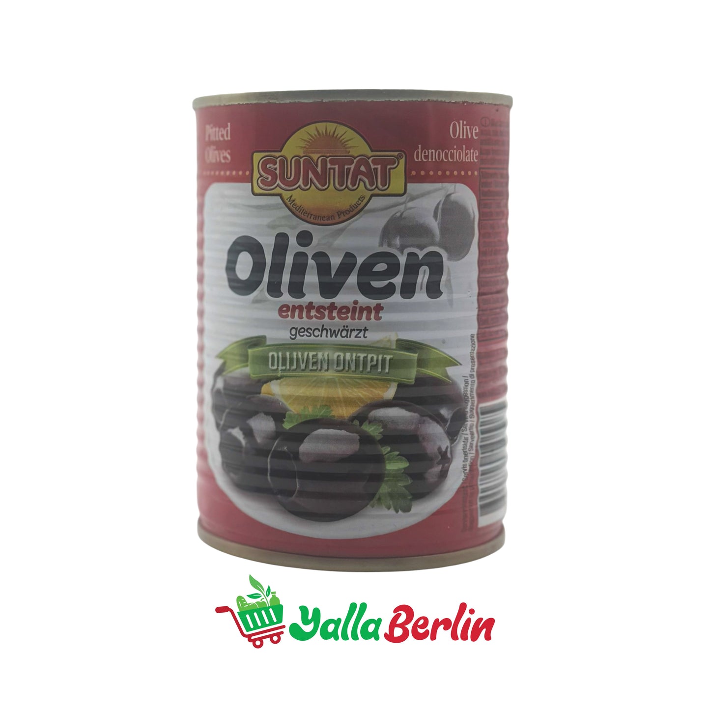 SUNTAT SCHWARZE OLIVEN OHNE KERN (150 Gr)
