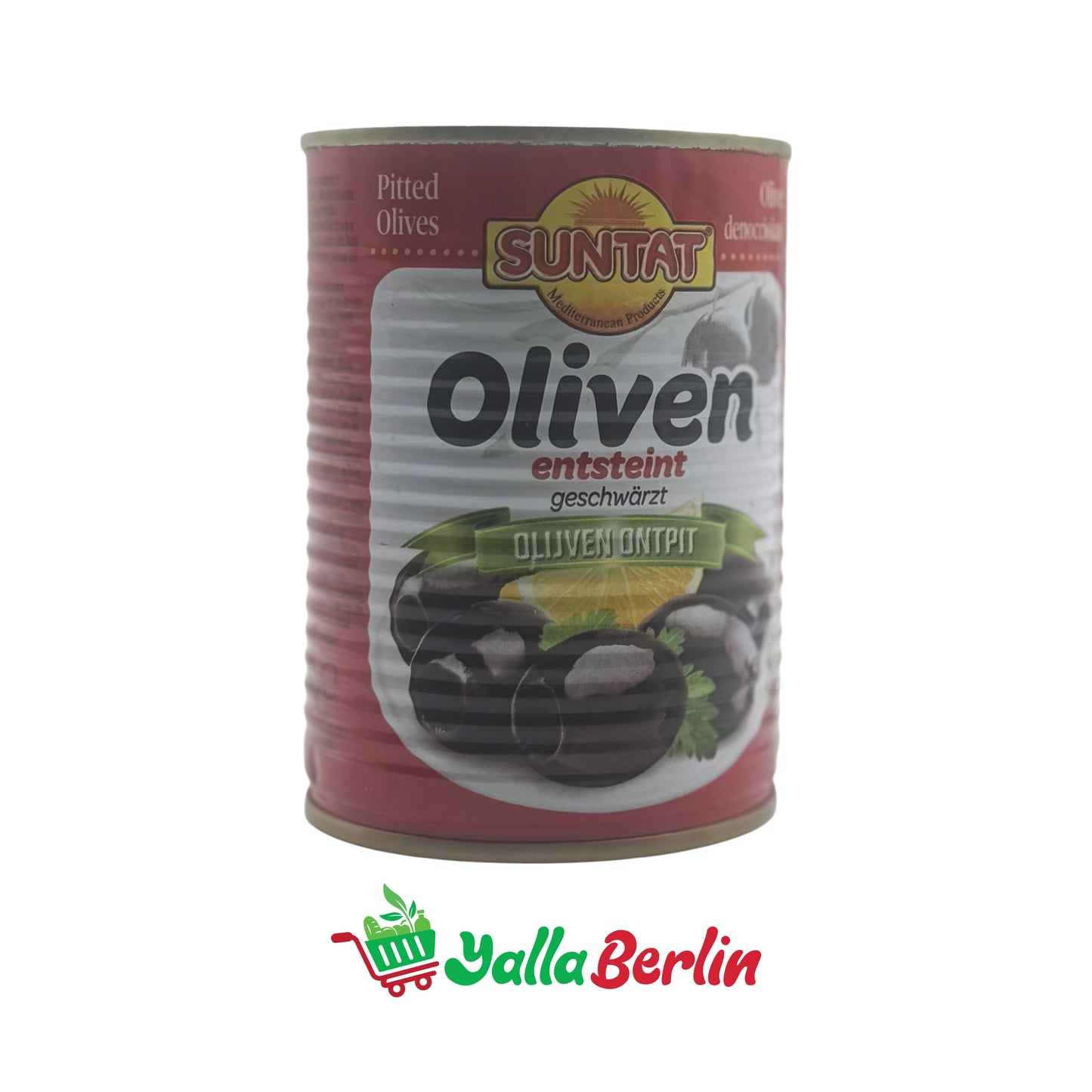 SUNTAT SCHWARZE OLIVEN OHNE KERN (150 Gr)