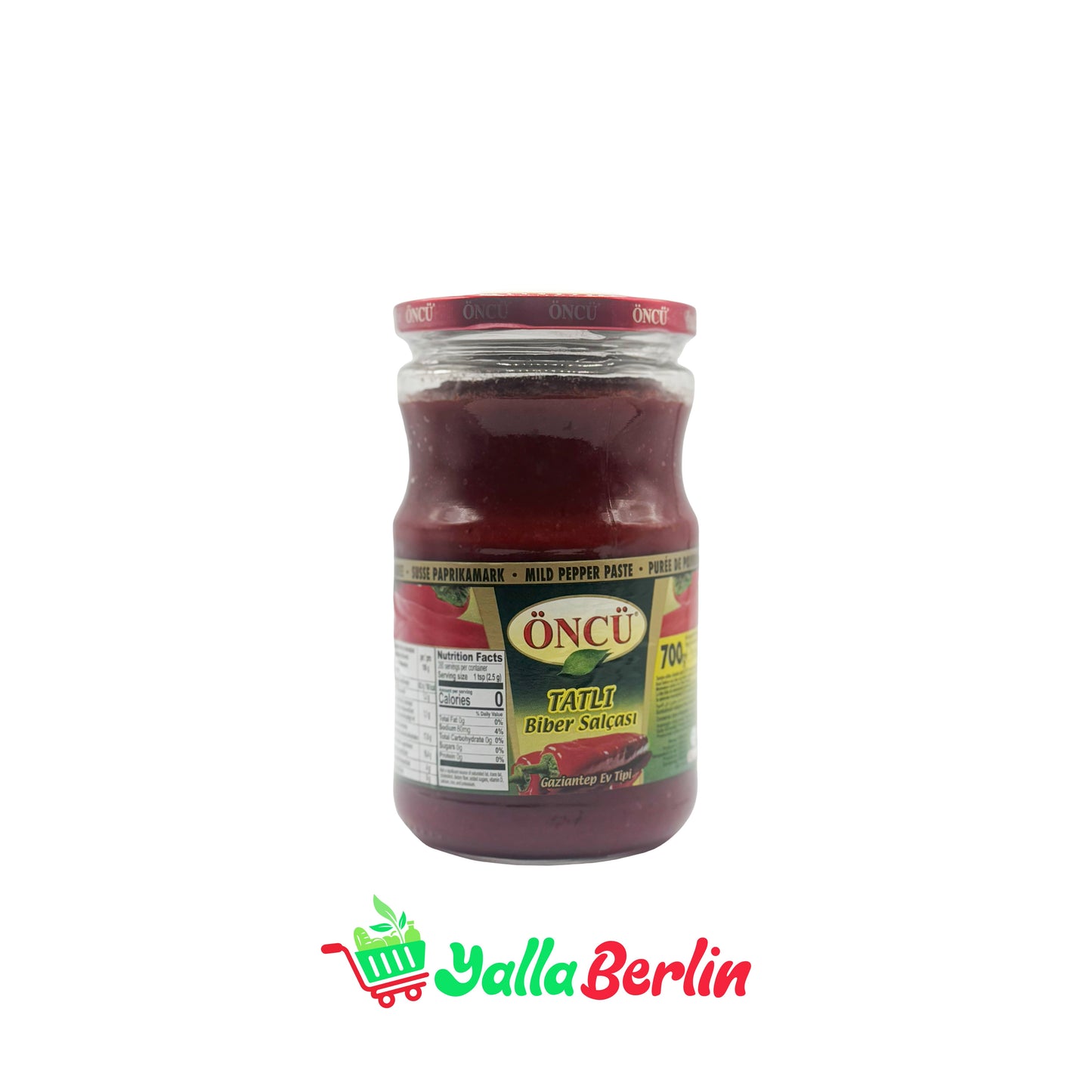 ÖNCÜ ZERDRÜCKTE ROTE SÜSSE PAPRIKA (700 Gr)