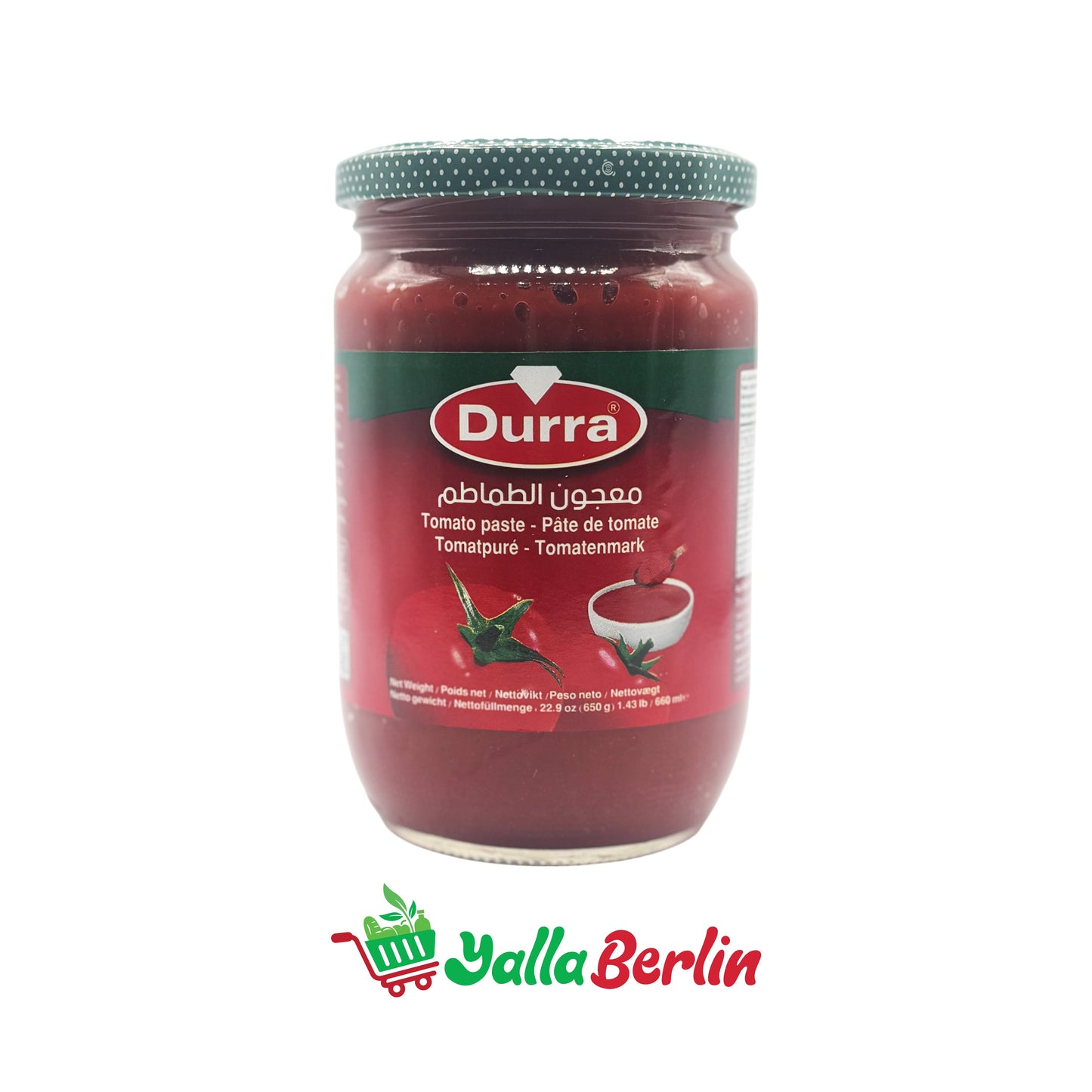 DURRA TOMATENMARK (650 Gr)