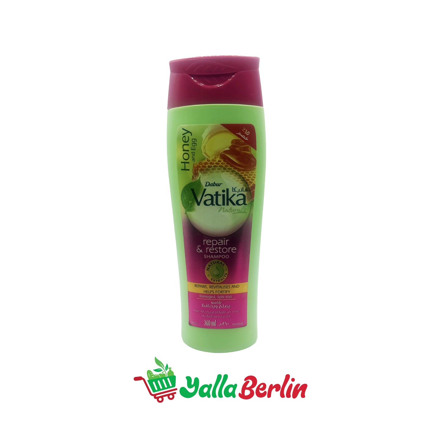 VATIKA HONIG- UND EI-SHAMPOO ZUR REPARATUR