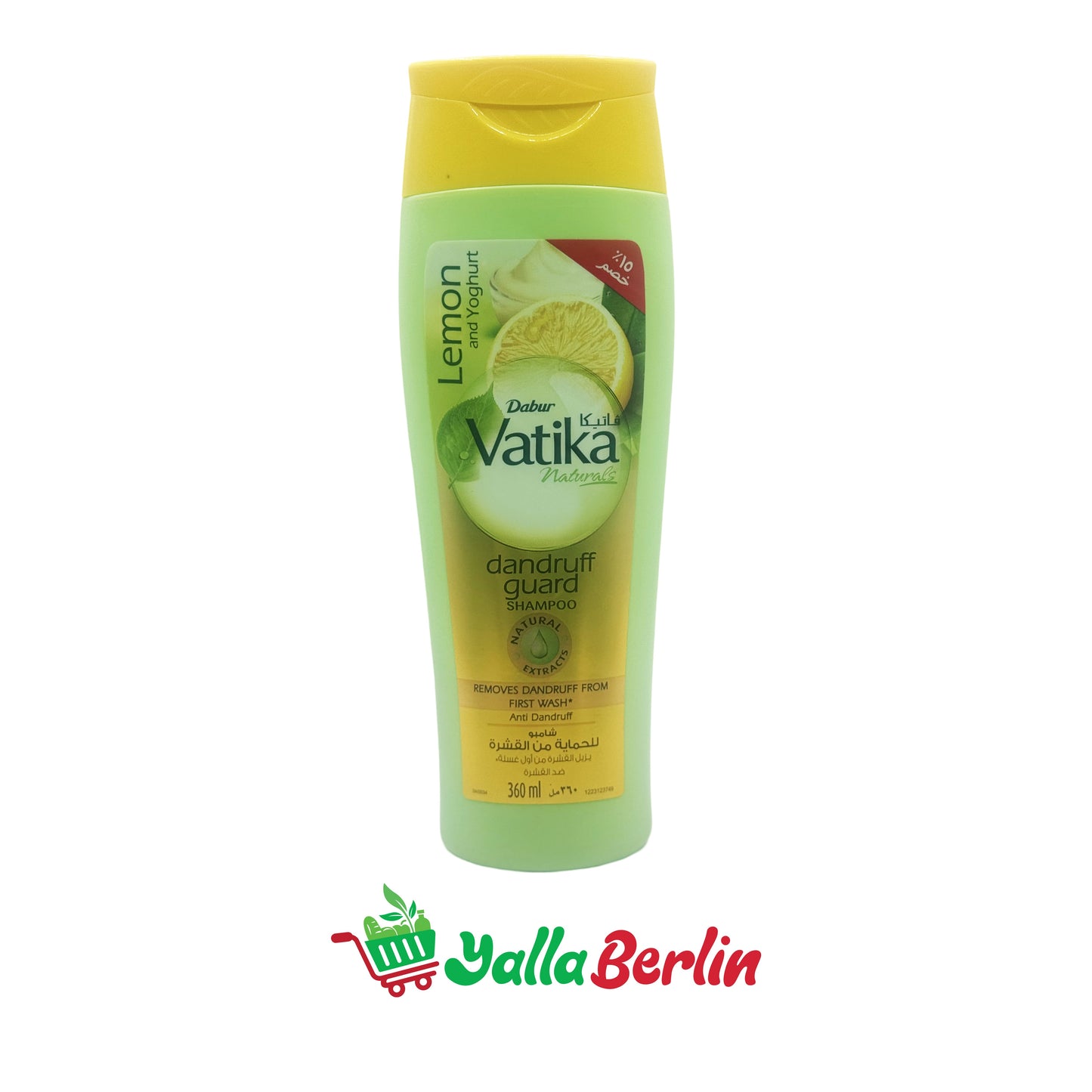 Vatika Anti-Schuppen Shampoo mit Zitrone und Joghurt