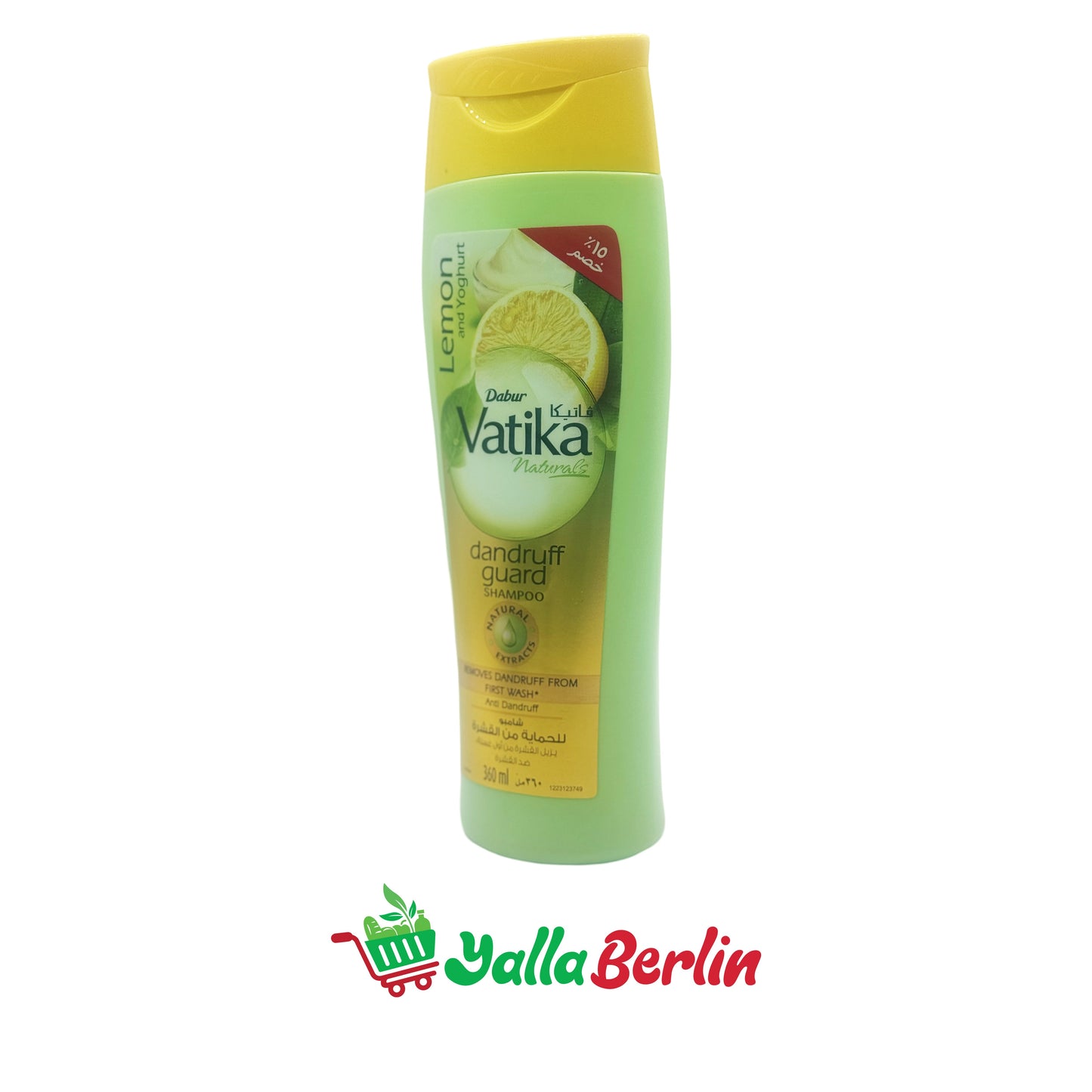 Vatika Anti-Schuppen Shampoo mit Zitrone und Joghurt