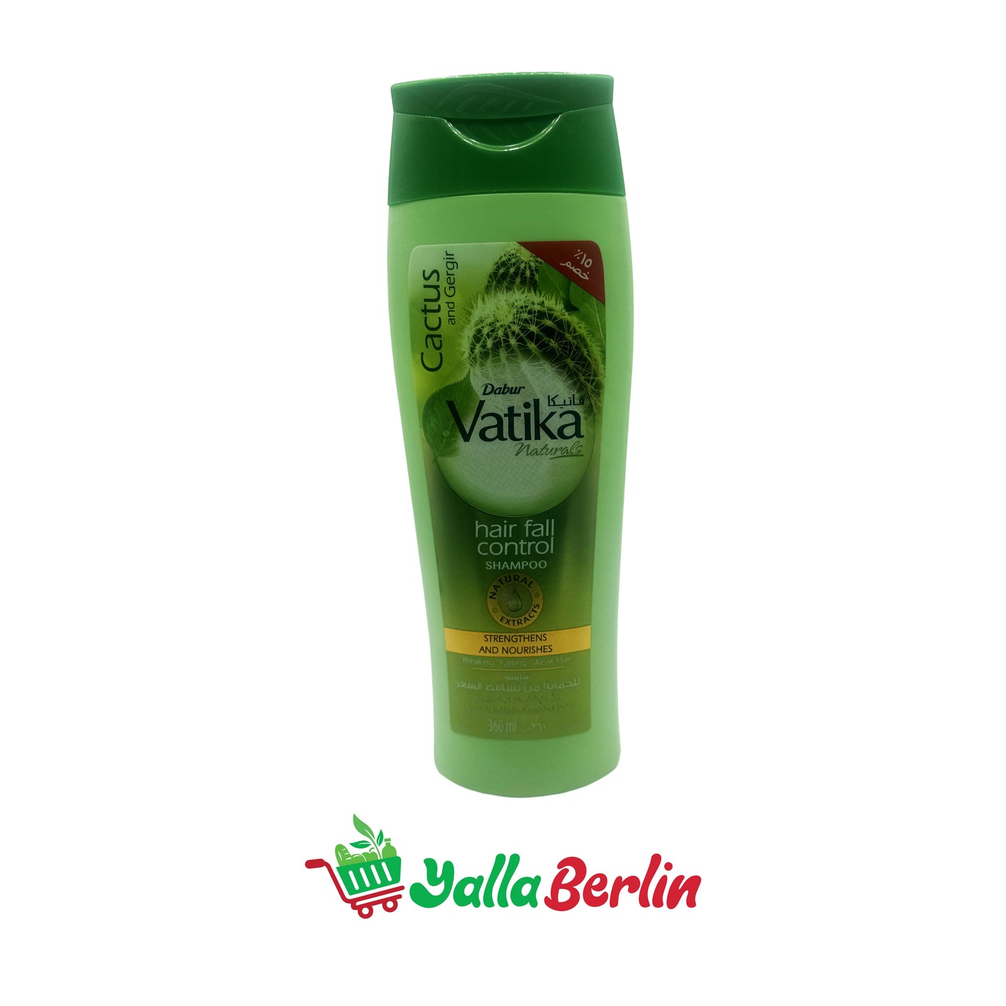 Vatika Shampoo mit Kaktus und Brunnenkresse