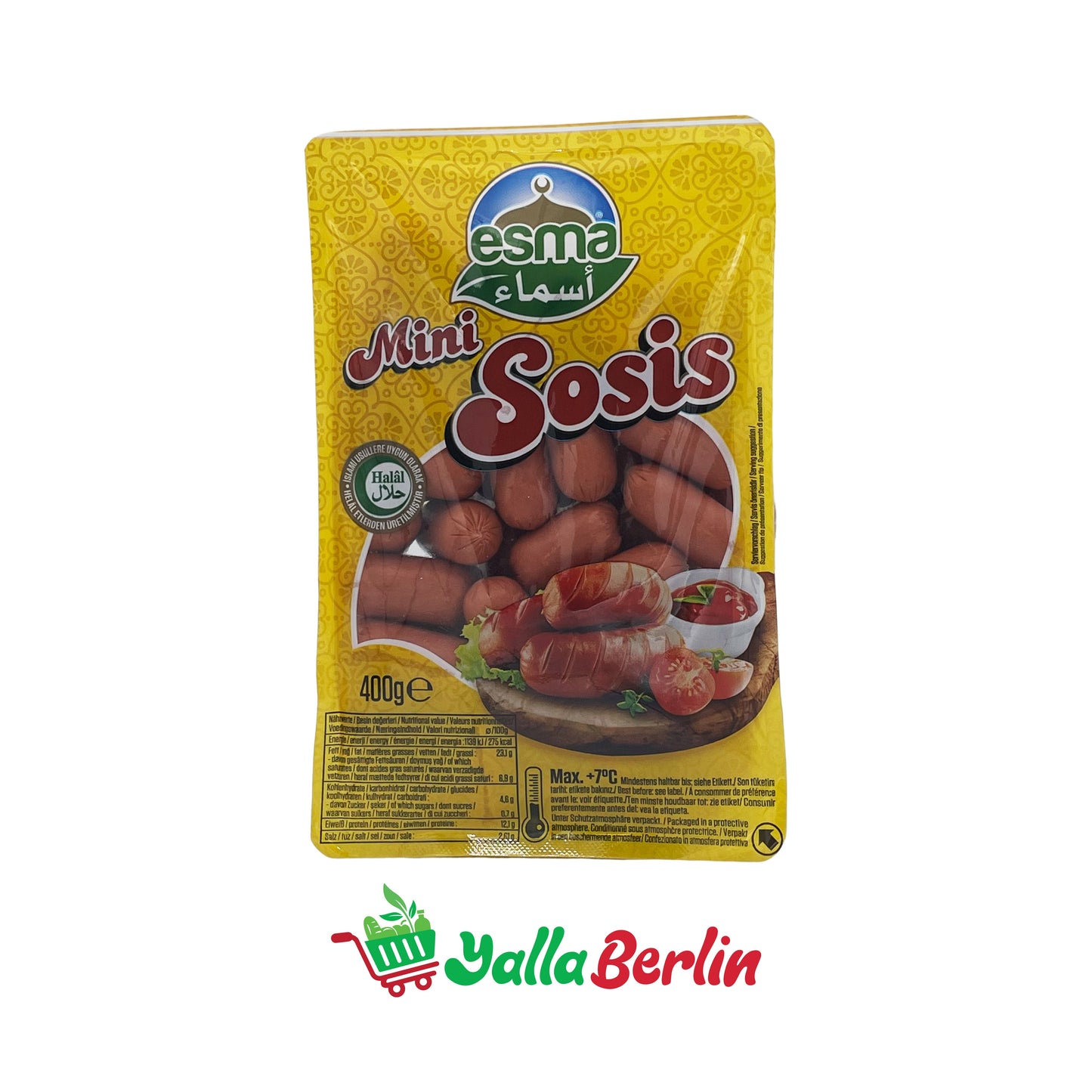 أسماء سجق ميني (٤٠٠ غرام)