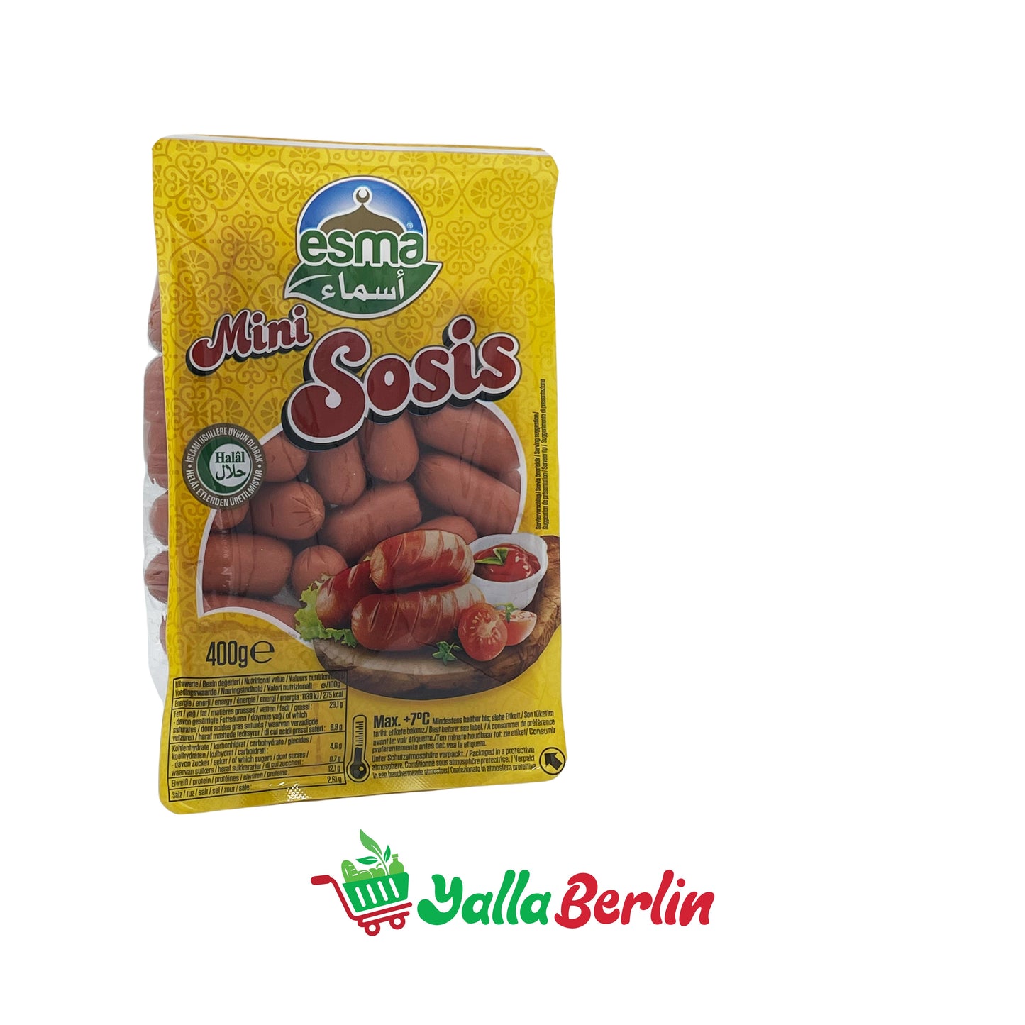 أسماء سجق ميني (٤٠٠ غرام)