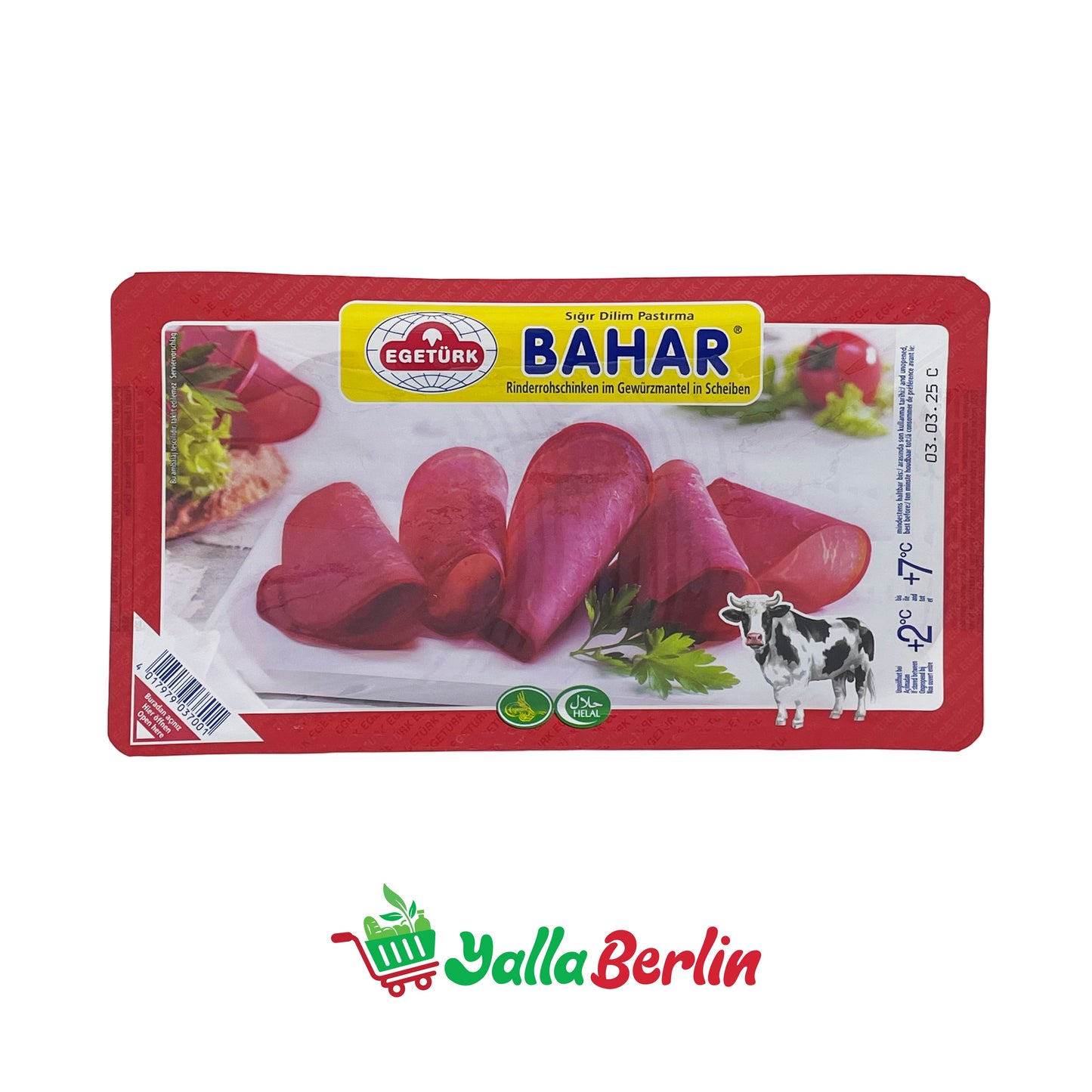 بهار باستيرما بقري شرائح (١٠٠ غرام)