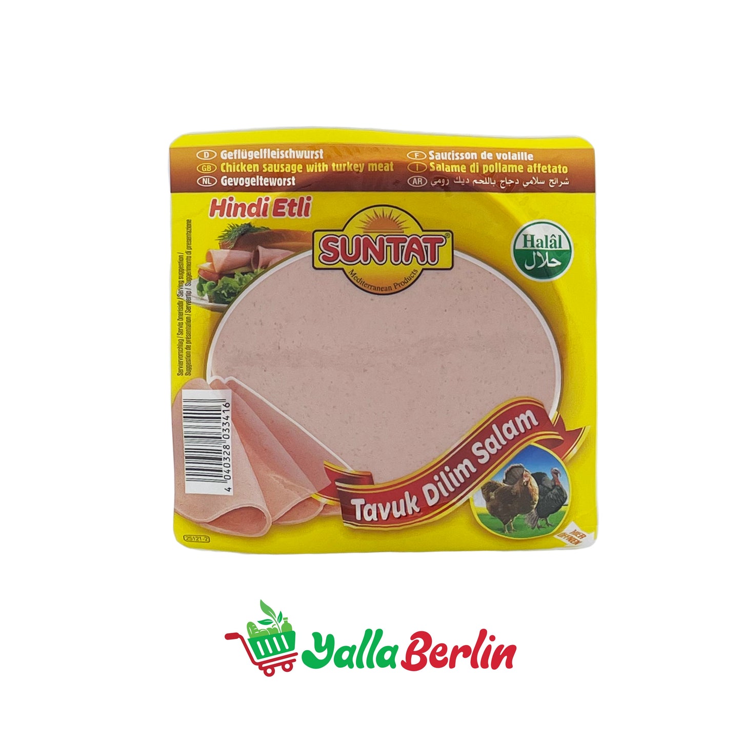 SUNTAT TAVUK DILIM SALAM WITH TURKEY MEAT (200 Gr)