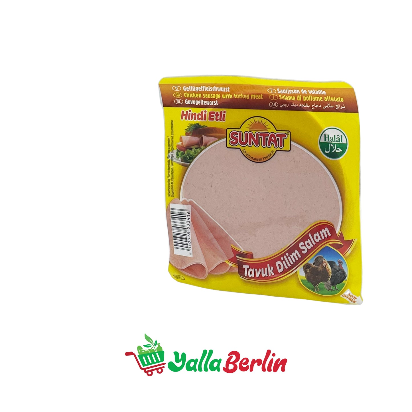 SUNTAT TAVUK DILIM SALAM WITH TURKEY MEAT (200 Gr)