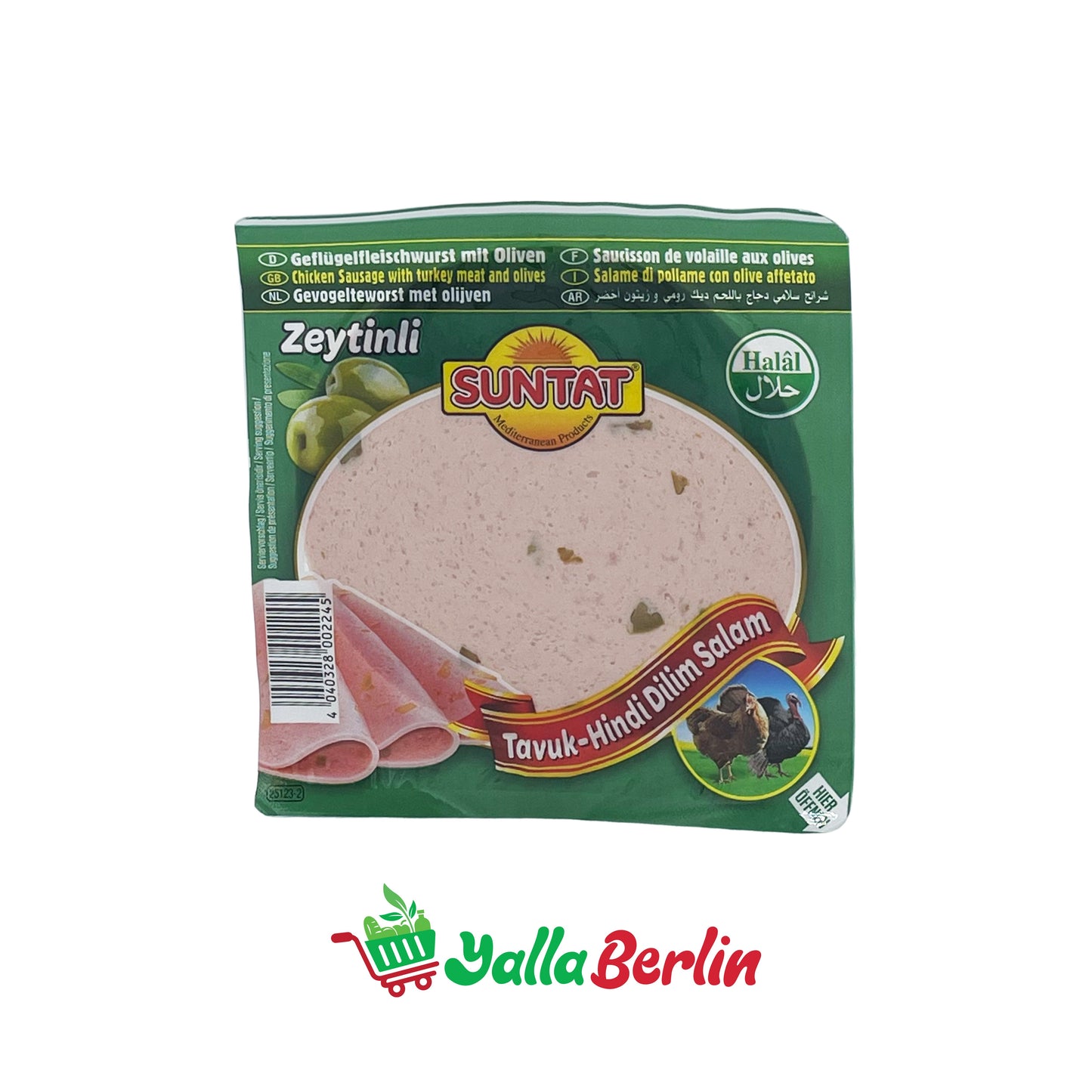 SUNTAT TAVUK-HINDI DILIM SALAM ZEYTINLI (200 Gr)