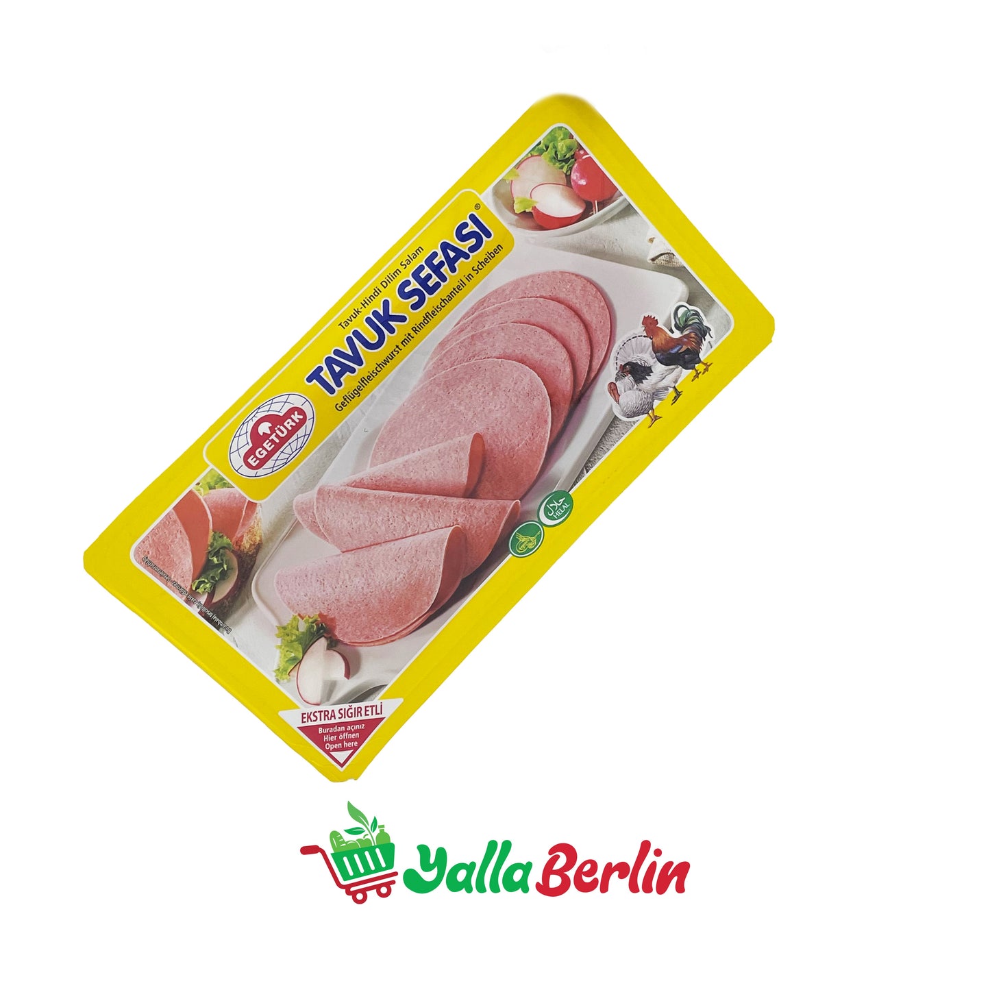 تافوك سفاسي سلامي دجاج مع لحم بقري (١٢٥ غرام)
