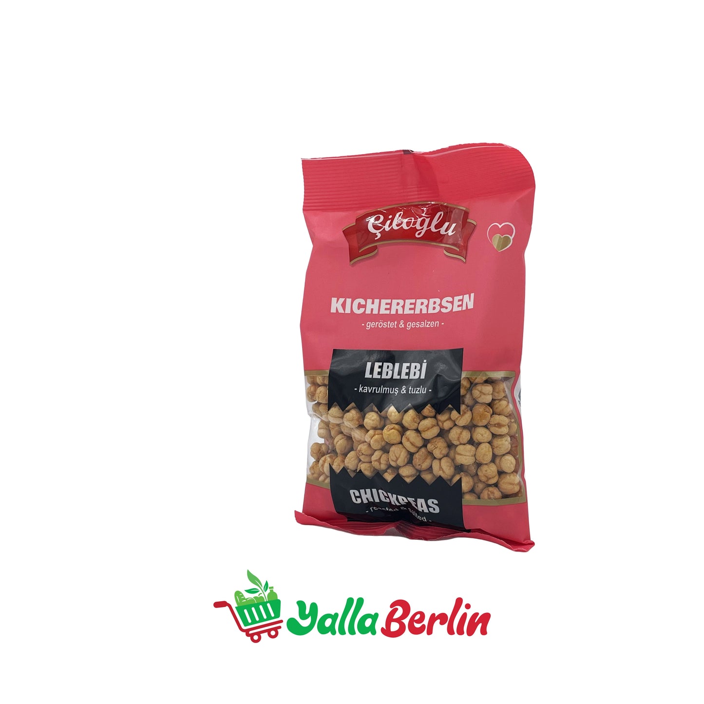 ÇILOGLU GERÖSTETE UND GEZALZENE KICHERERBSEN (180 Gr)