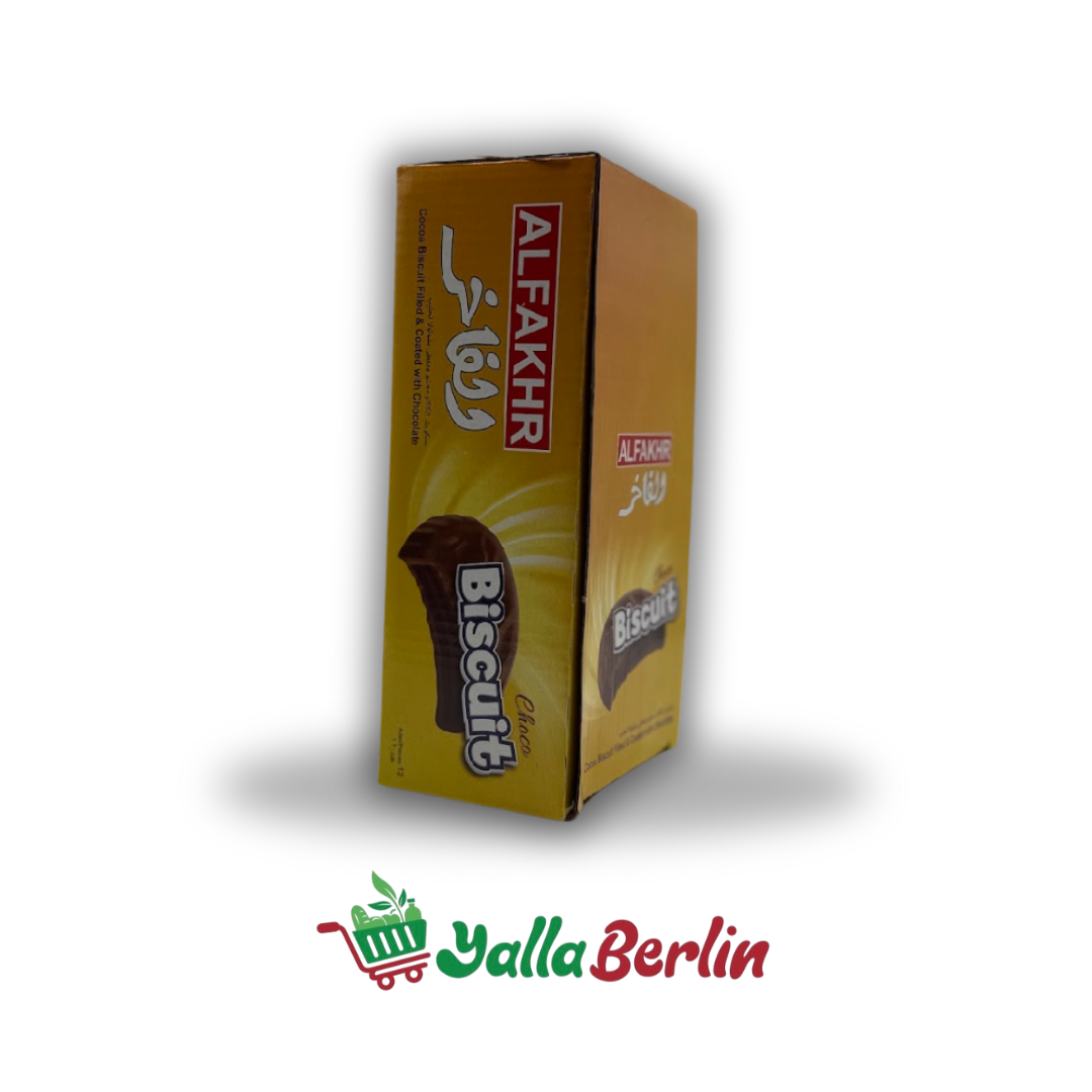الفخر بسكويت شوكولا ١٢ قطعه