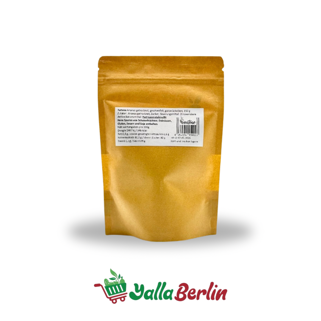 Natene Getrocknete Ananas 150g