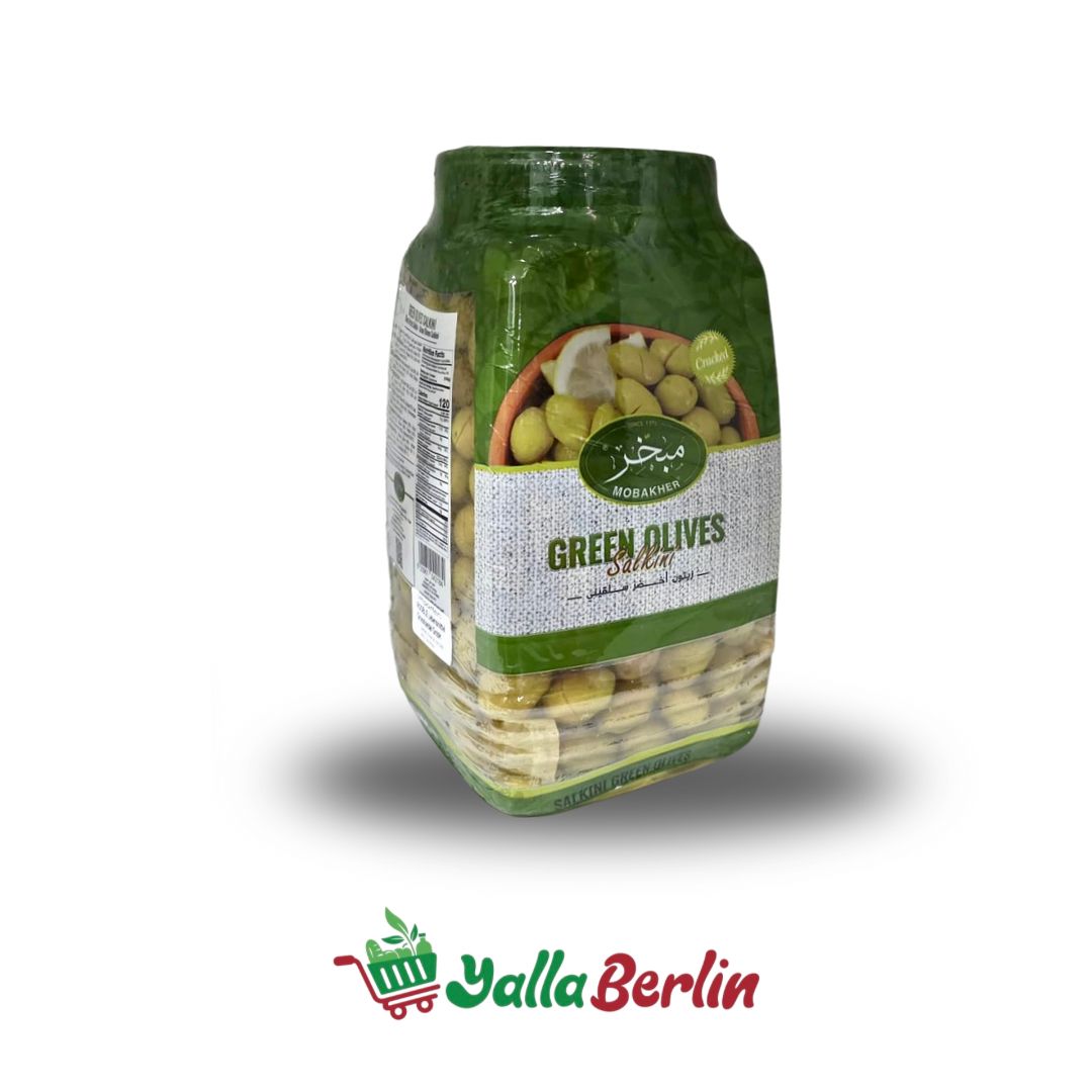 MOBAKHER GRÜNE OLIVEN SALKINI 2650 gr