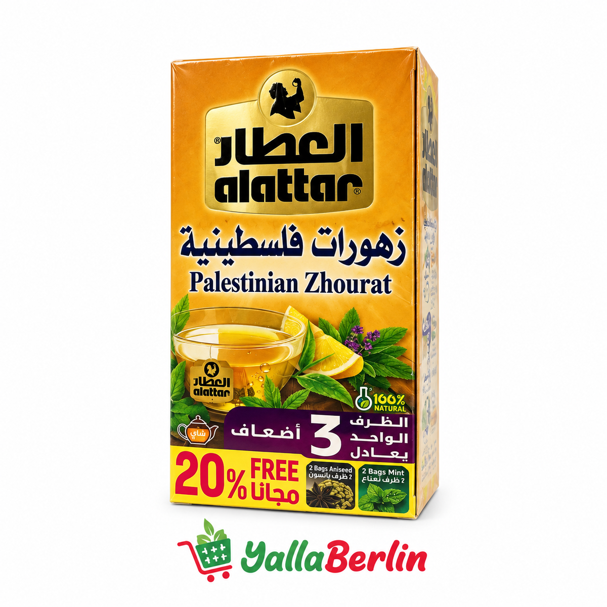 ALATTAR kräutertee Palästina 12 Beutel