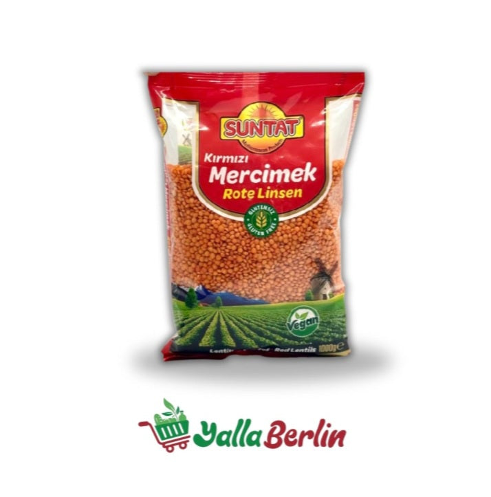 SUNTAT – Rote Linsen 1000 g – Yalla Berlin Lebensmittel GmbH