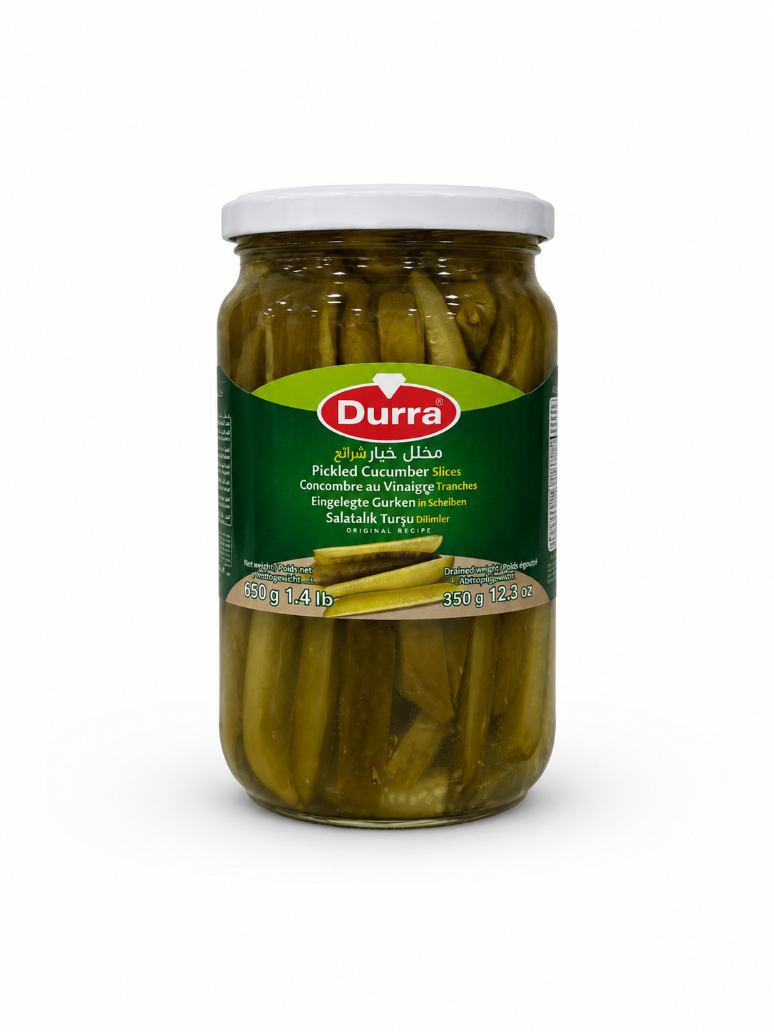 Durra Eingelegte Gurken in Scheiben 650 gr