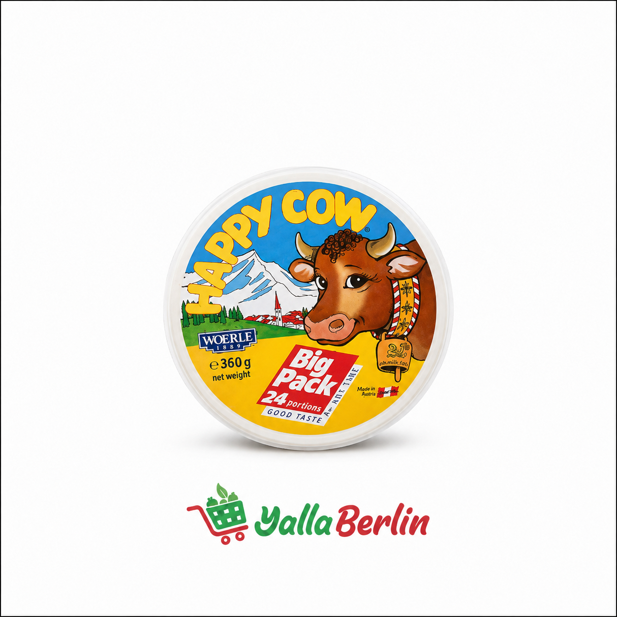 HAPPY COW Streichkäse 24 Stück 360g
