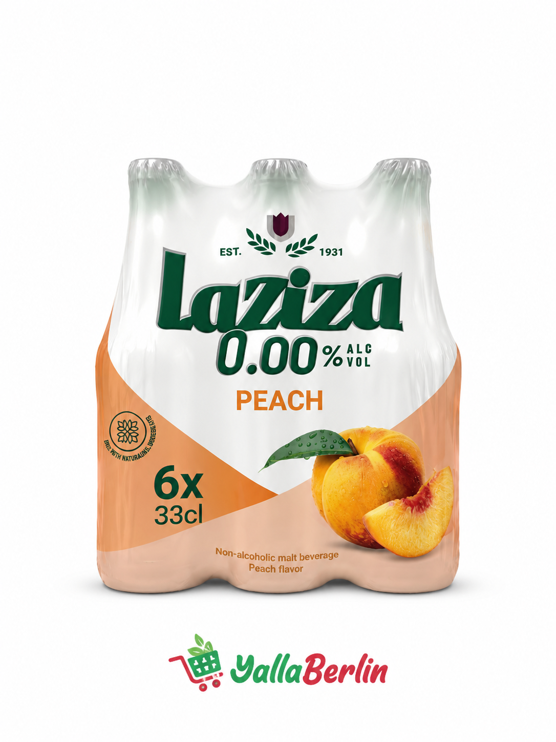 Laziza mit Pfirsichgeschmack ×6