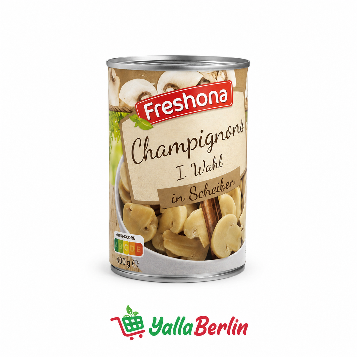 Freshona Champignóns I. Wahl
in Scheiben 400g