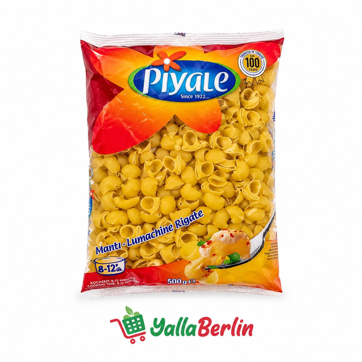 Piyale Manti-Lumachine Rigate 500gr