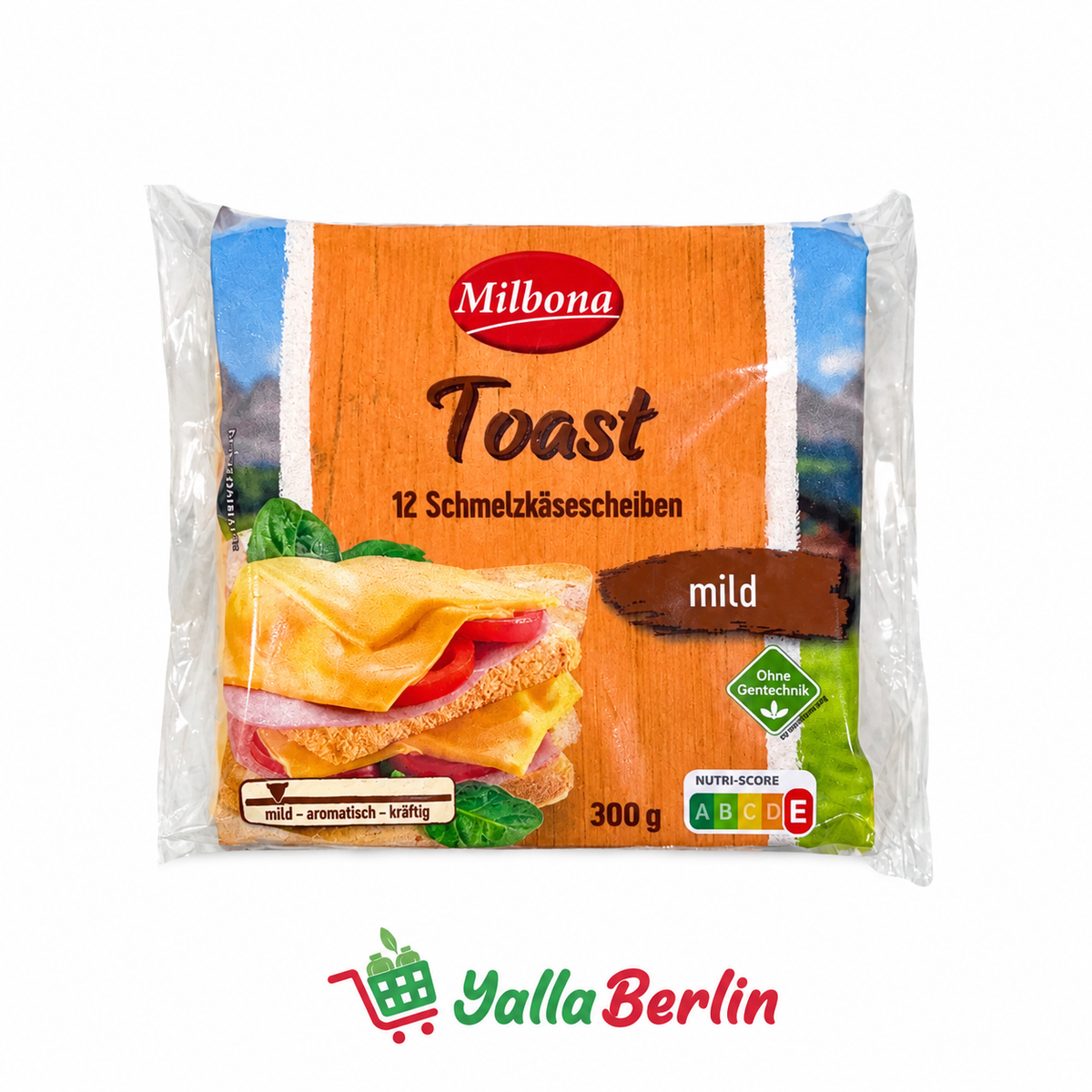 Milbona Schmelzkäsescheiben - Mild (300 g)