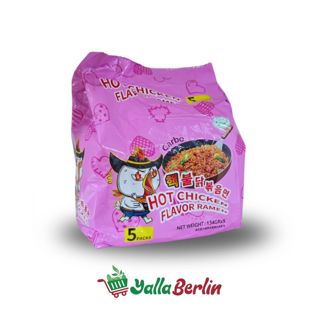 HOT CHICKET FlavorRamen Carbo Geschmack 134grx5