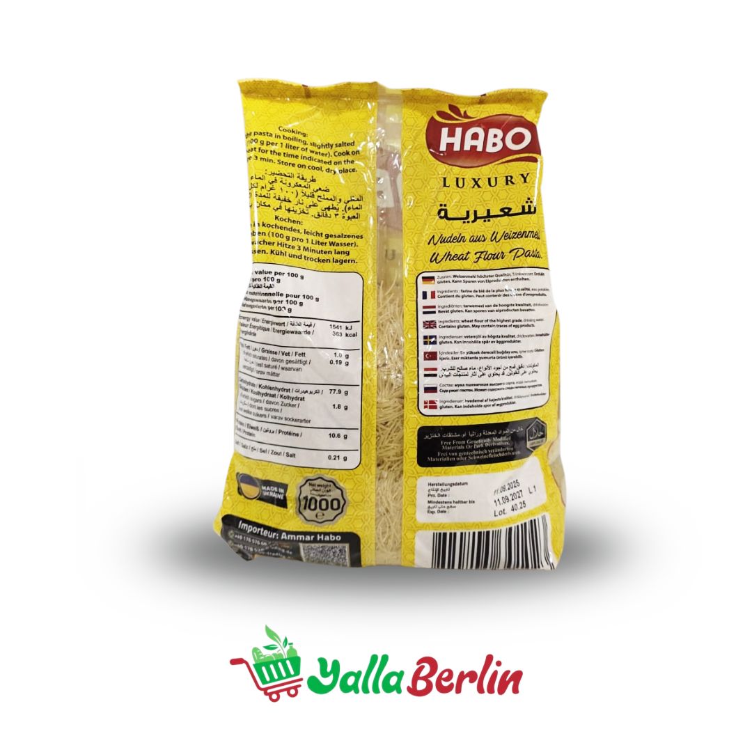 HABO Luxury - Weizennudeln 1000 gr
