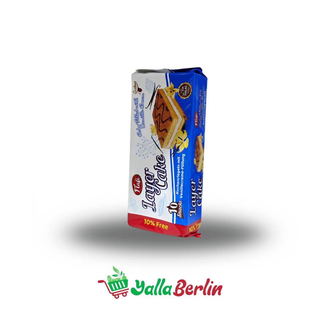 Flafi Schichtkuchen mit Vanillecreme – 10 Snacks