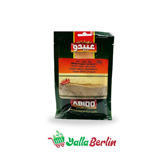 ABIDO WEISSER PFEFFER GEMALEN 50g