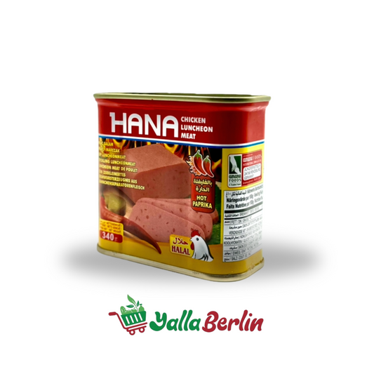 HANA HUHN LUNCHEON FLEISCH MIT SCHARF 340 Gr