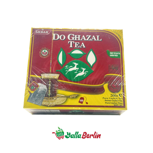 DO GHAZAL BLACK 100 TEA BAGS (200 Gr)