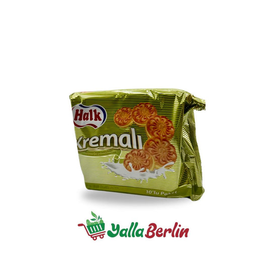Halk Kremalı - Bananenkekse mit Cremefüllung - 10er Pack