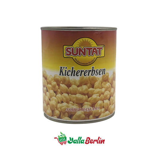 SUNTAT GEKOCHTE KICHERERBSEN (800 Gr/400 Gr Netto)