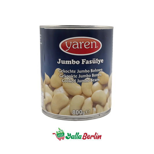 YAREN GEKOCHTE JUMBO BOHNEN (800 Gr/480 Gr Netto)