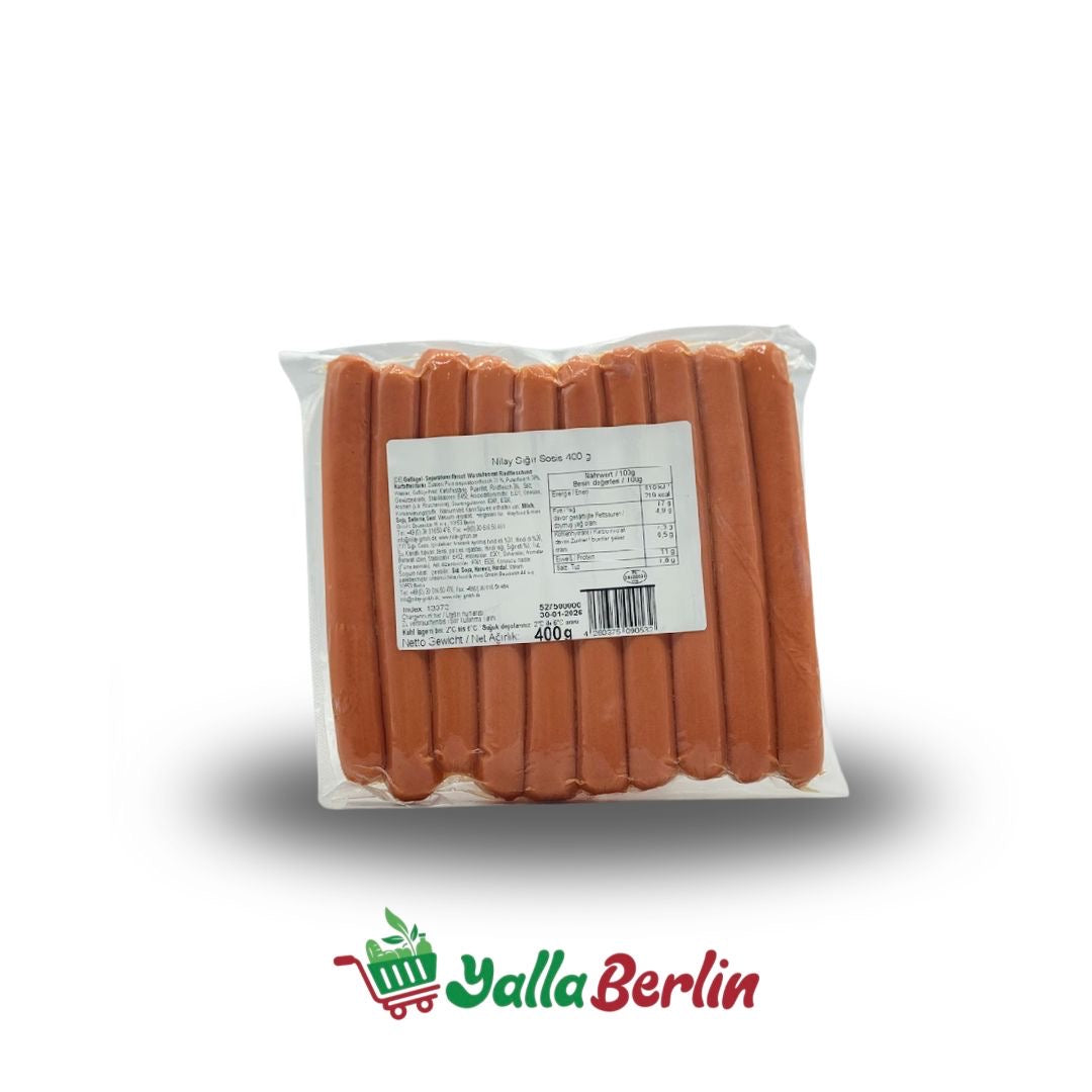 Nilay – Sığır Sosis (Rinderwürstchen) 400 gr