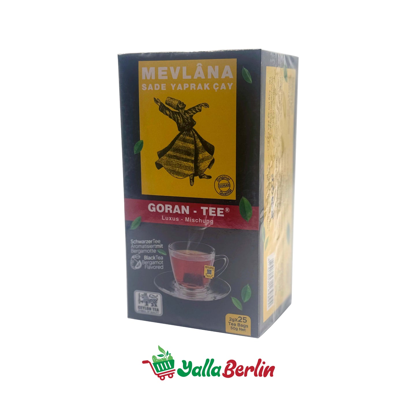 MEVLANA BLACK TEA (25 TEA BAGS)