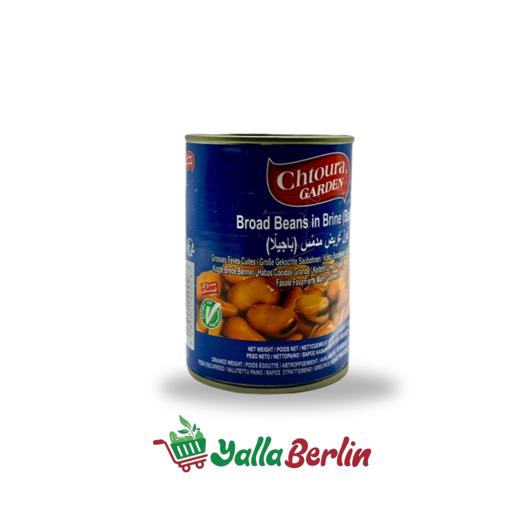 CHTOURA GARDEN GEDÜNSTETE BREITE BOHNEN 400 Gr