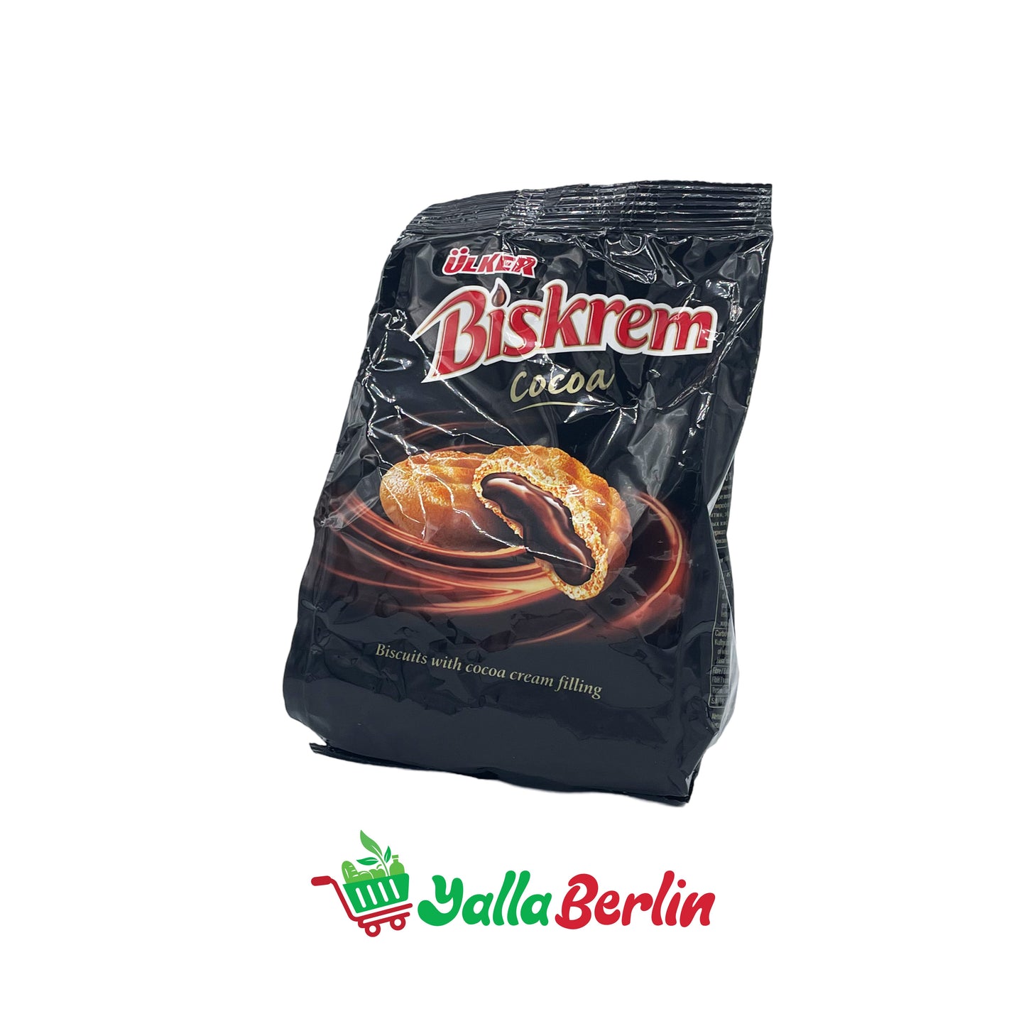 ÜLKER BISKREM BISKOCH, GEFÜLLT MIT KAKAOCREME.