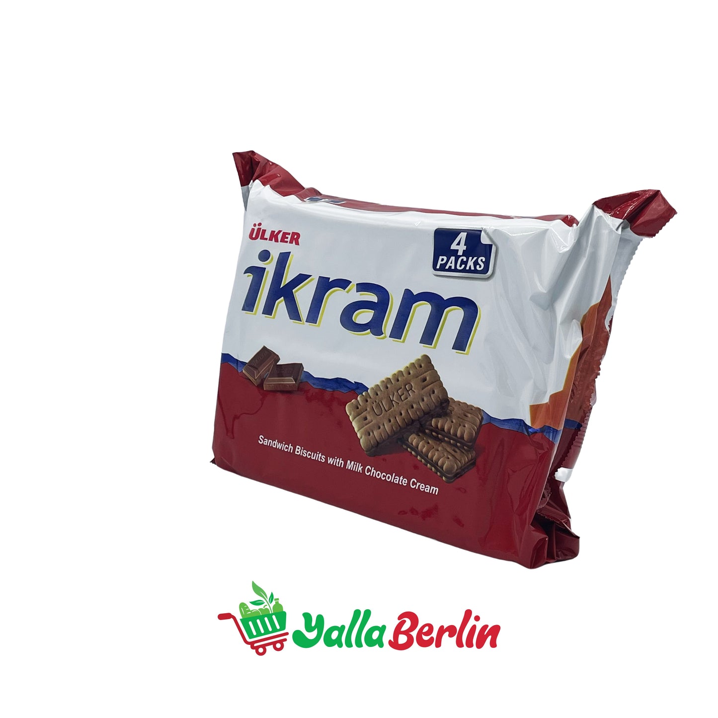 ÜLKER IKRAM BISCOCH, GEFÜLLT MIT SCHOKOLADENCREME.