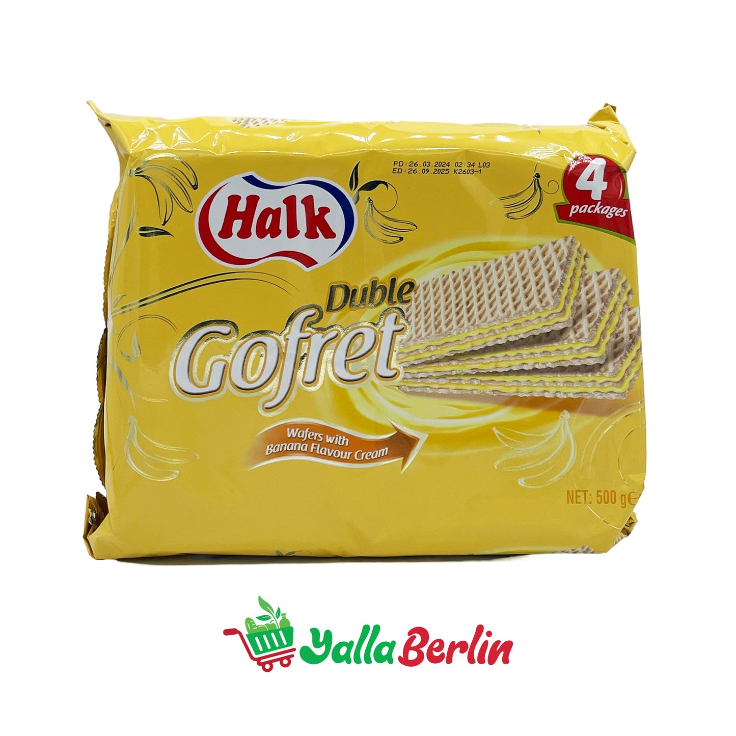 HALK CONVERT WAFFELN MIT BANANENCREME