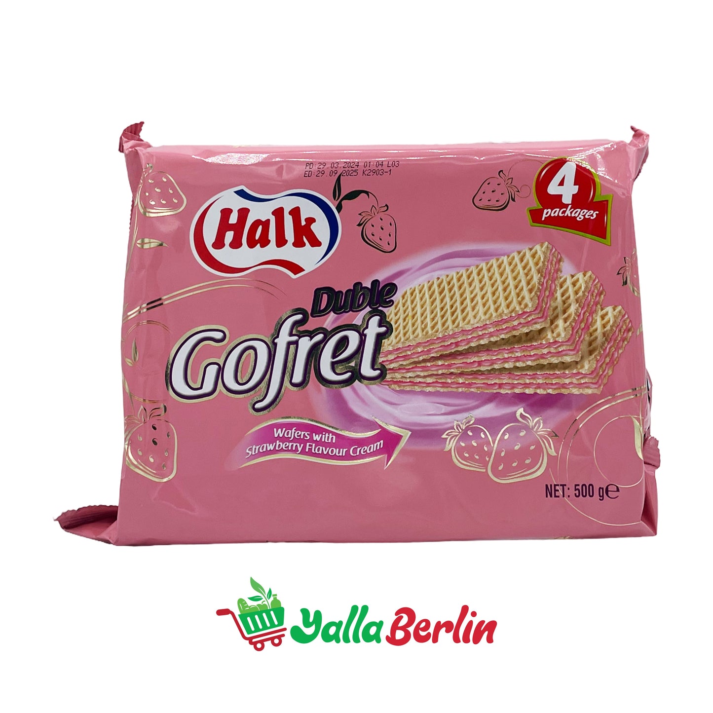 HALK CONVERT WAFFELN MIT ERDBEERENCREME