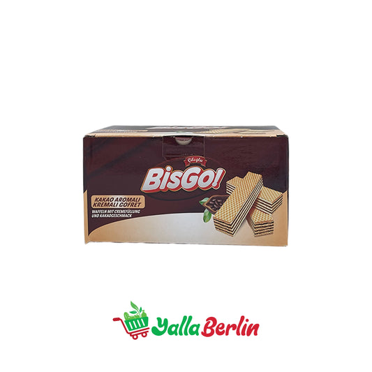 CILOGLU BISGO WAFFLES FILLED WITH COCOA CREAM.