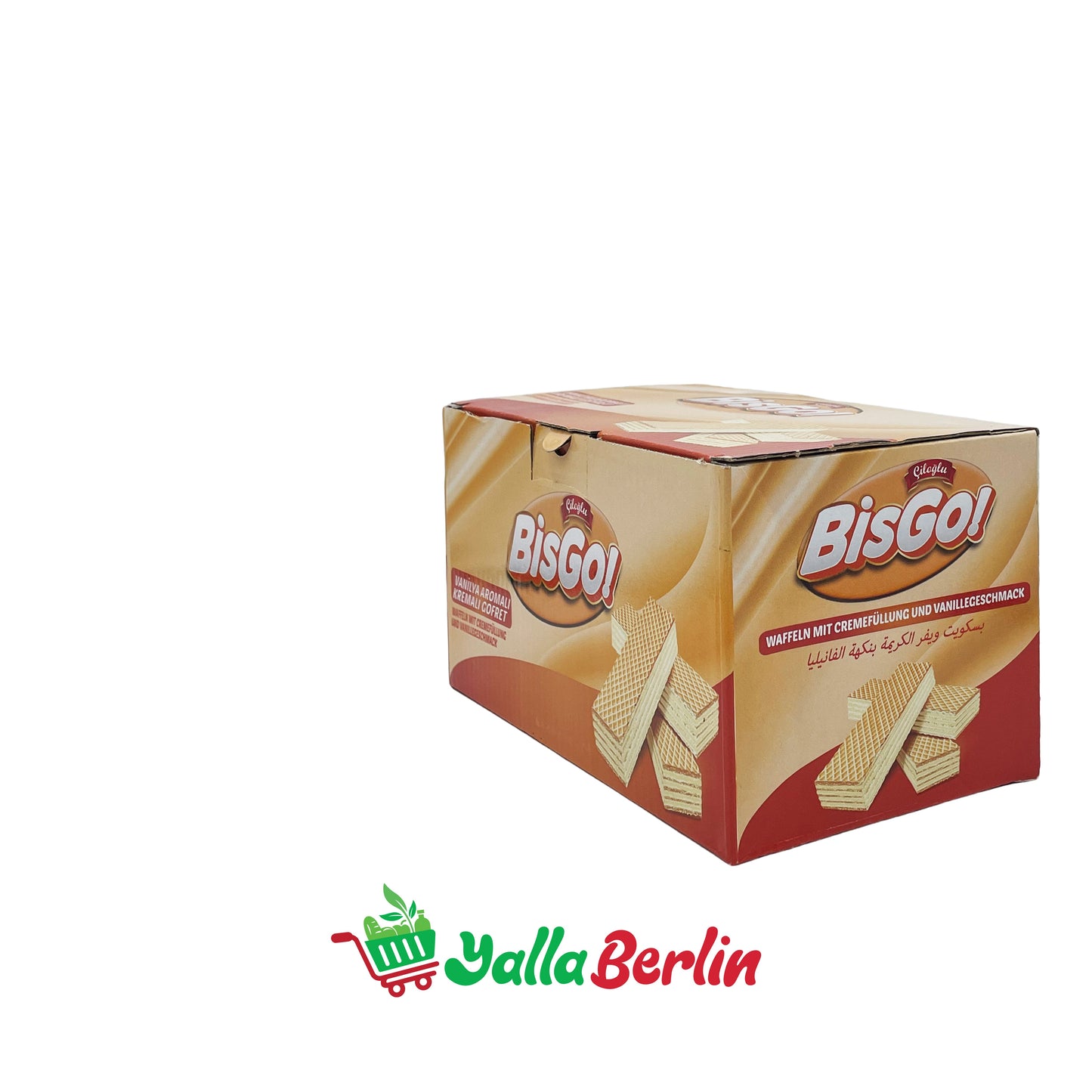 CILOGLU BISGO WAFFLES FILLED WITH VANILLA CREAM.