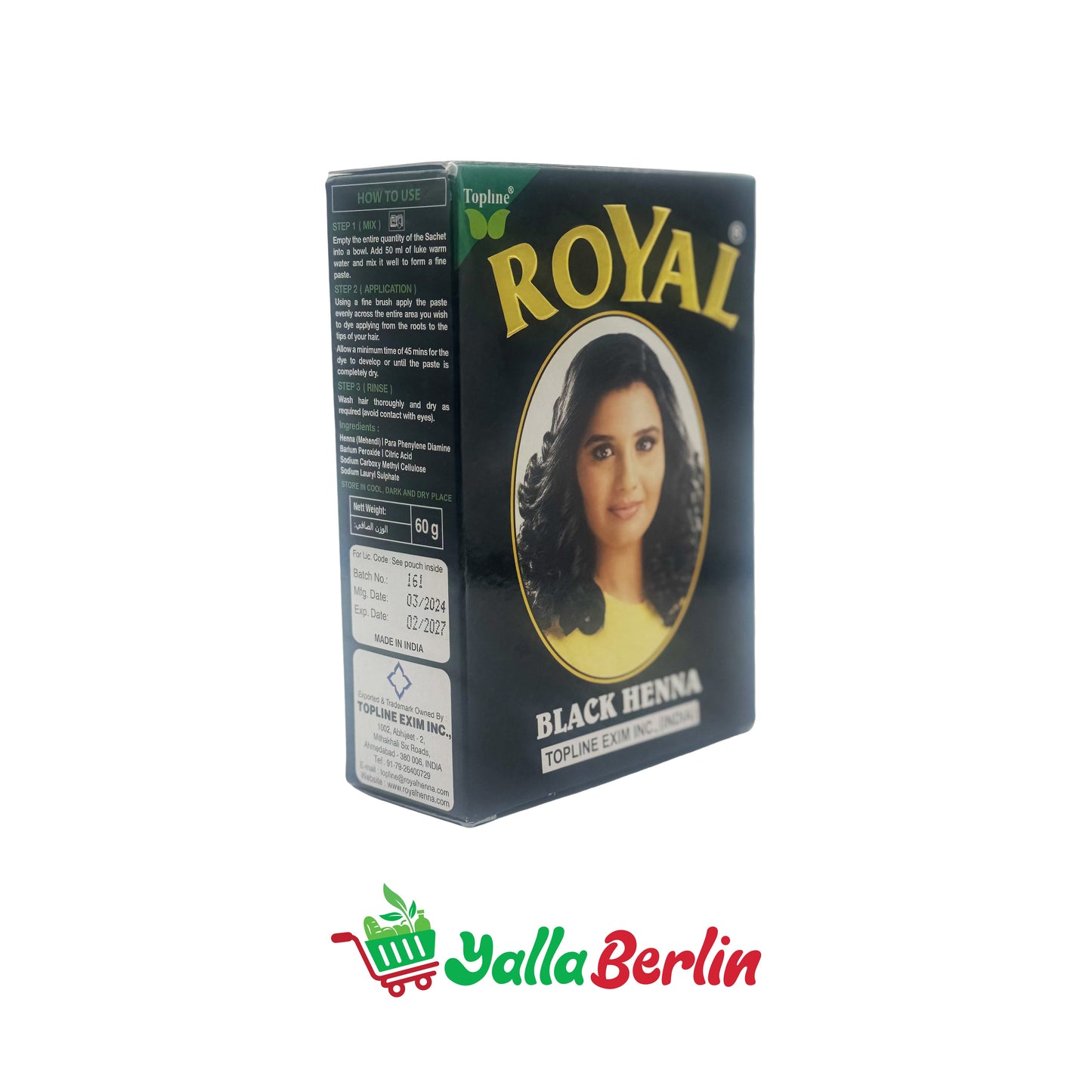 ROYAL - SCHWARZE HENNA