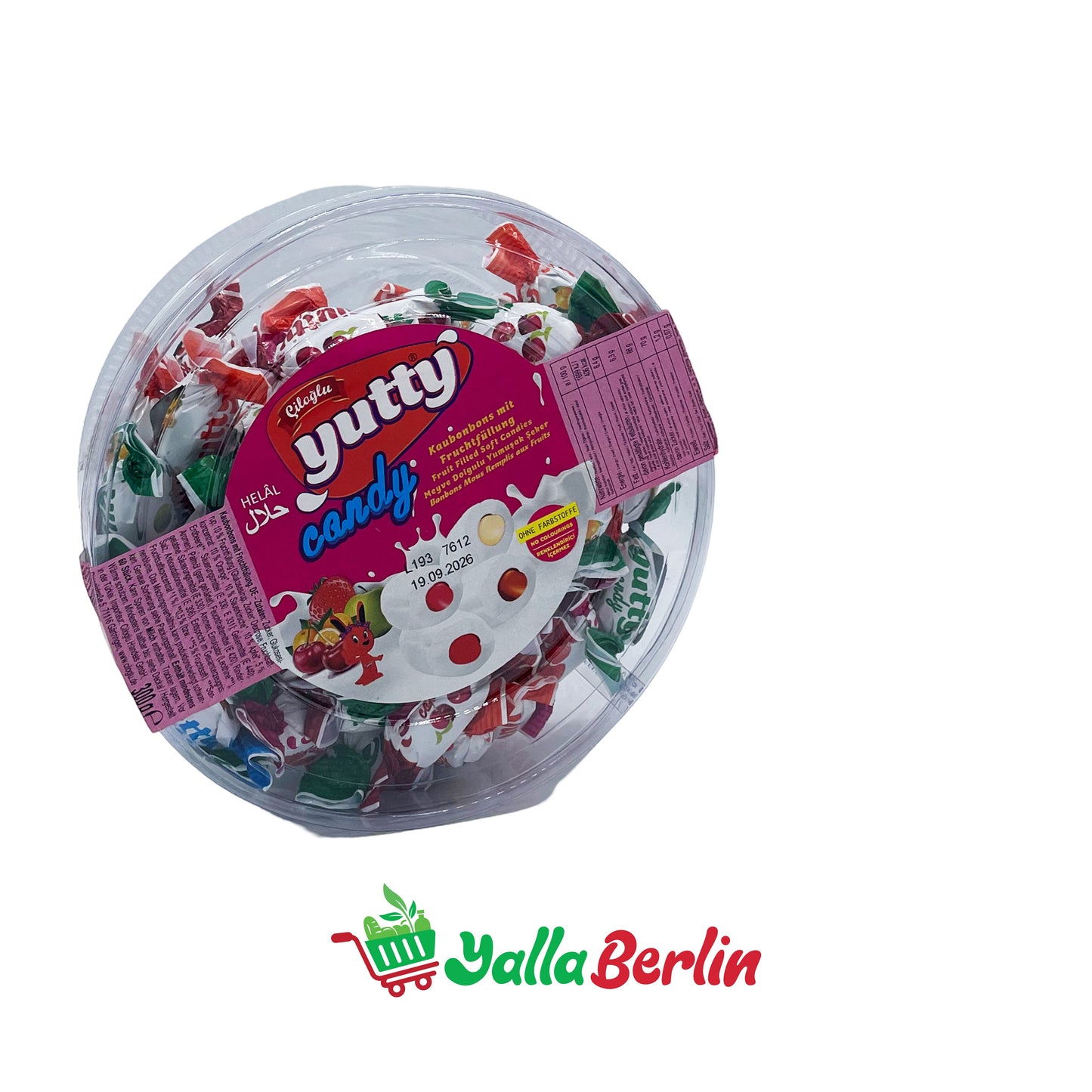 YUTTY CANDY BONBONS GEFÜLLT MIT FRUCHTGESCHMACK 300 Gr