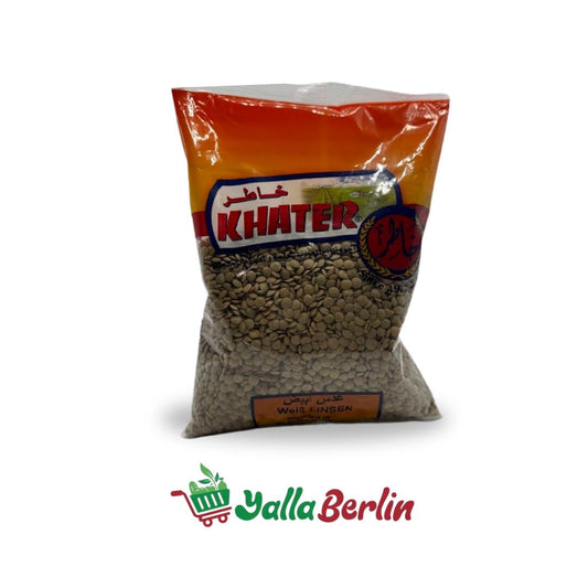 KHATER Weisse Linsen - 900 g